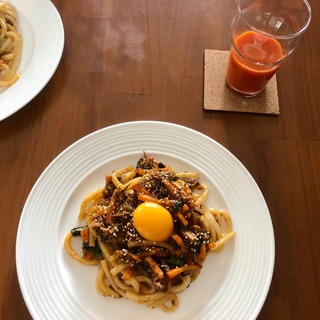 イワシ缶簡単カレーうどん